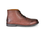 Hound and Hammer Laced Leather Boots, Oxblood - WKshoes
