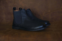 Hound and Hammer Black Leather Chelsea Boots - WKshoes
