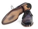 Paul Parkman Men's Blue & Navy  Derby Shoes - WKshoes