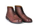 Hound and Hammer Laced Leather Boots, Oxblood