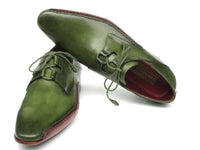 Paul Parkman Men's Green Leather Upper Ghillie Lacing - WKshoes