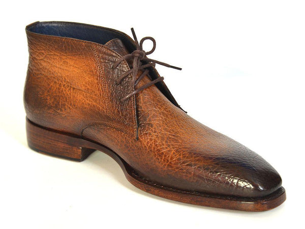 Paul Parkman Men's Brown & Camel Chukka Boots - WKshoes