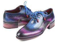 Paul Parkman Opanka Construction Blue & Purple Oxfords - WKshoes