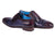 Paul Parkman Navy & Purple Woven Leather Captoe Oxfords - WKshoes