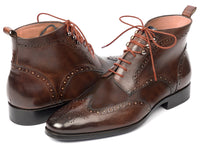 Paul Parkman Wingtip Ankle Boots Brown (ID#CH777BRW) - WKshoes