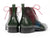 Paul Parkman Wingtip Ankle Boots Three Tone Green Blue Bordeaux (ID#777-GRN-BLU) - WKshoes