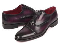 Paul Parkman Men's Purple Cap-Toe Oxfords - WKshoes