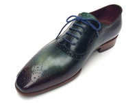 Paul Parkman Green & Purple Handmade Oxfords - WKshoes