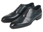 Paul Parkman Men's Navy Plain Toe Oxfords - WKshoes