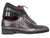 Paul Parkman Men's Gray & Black Wholecut Oxfords - WKshoes