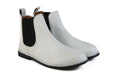 Hound and Hammer White Chelsea Boots