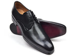 Paul Parkman Men's Black Leather Derby Shoes - WKshoes