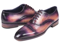 Paul Parkman Men's Purple Cap Toe Oxfords - WKshoes