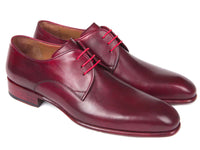 Paul Parkman Burgundy Hand Painted Derby Shoes (ID#633BRD72) - WKshoes