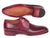 Paul Parkman Burgundy Hand Painted Derby Shoes (ID#633BRD72) - WKshoes