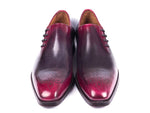 Paul Parkman Men's Side Lace Oxfords Purple & Gray (ID#846F11) - WKshoes