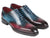 Paul Parkman Goodyear Welted Wingtip Oxfords Blue & Purple (ID#081-BPX) - WKshoes