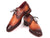 Brown Crocodile Embossed Shoes