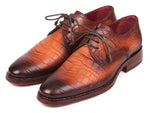 Brown Crocodile Embossed Shoes