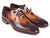 Paul Parkman Bordeaux & Camel Wingtip Oxfords (ID#097BY30) - WKshoes