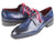 Paul Parkman Ghillie Lacing Blue Dress Shoes (ID#GT511BLU) - WKshoes