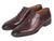 Paul Parkman Dark Bordeaux Hand-Painted Men's Oxfrods (ID#35BRD25) - WKshoes