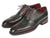 Paul Parkman Goodyear Welted Oxfords Brown & Green (ID#BW926GR) - WKshoes