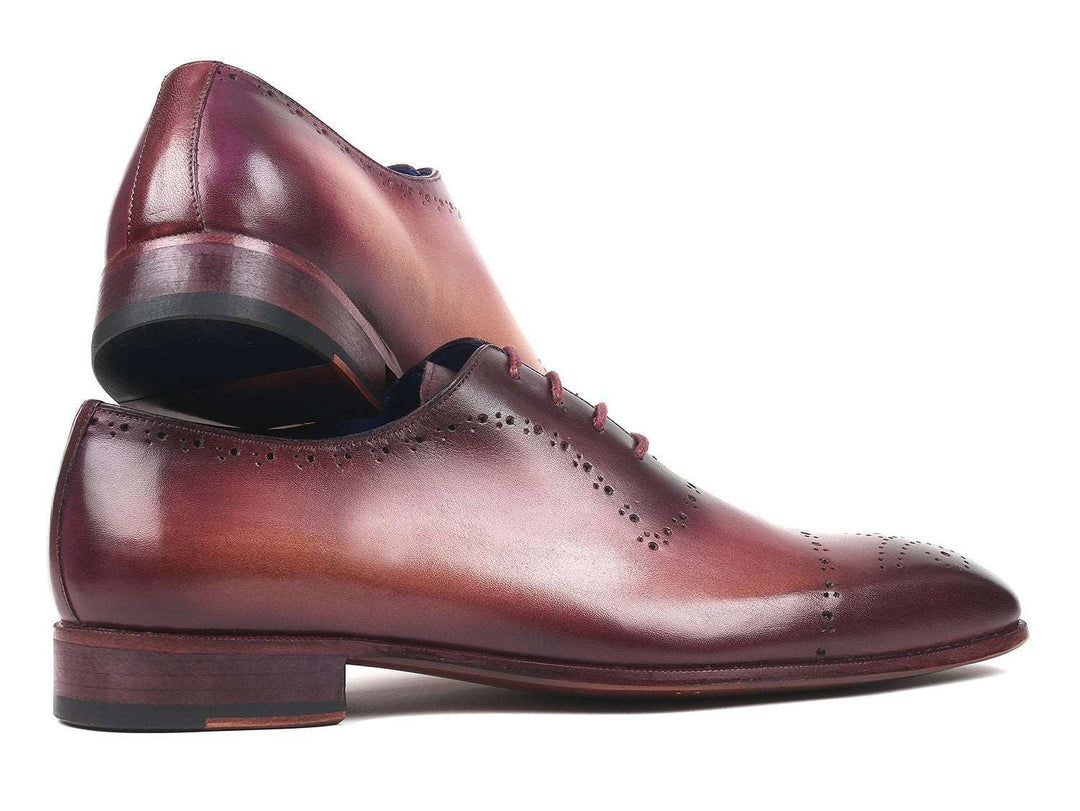 Paul Parkman Burgundy Hand-Painted Classic Brogues (ID#ZLS35BUR) - WKshoes