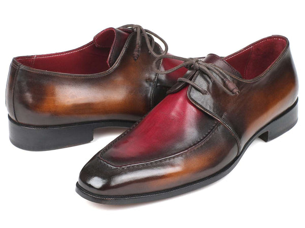 Paul Parkman Brown & Bordeaux Derby Shoes