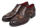 Paul Parkman Wingtip Oxfords Goodyear Welted Brown (ID#027-BRW) - WKshoes