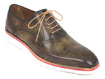 Paul Parkman Smart Casual Oxford Shoes For Men Army Green (ID#184SNK-GRN) - WKshoes