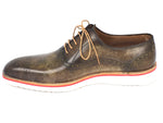 Paul Parkman Smart Casual Oxford Shoes For Men Army Green (ID#184SNK-GRN) - WKshoes