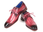 Paul Parkman Pink & Purple Hand-Painted Derby Shoes (ID#326-PNP) - WKshoes