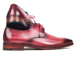 Paul Parkman Pink & Purple Hand-Painted Derby Shoes (ID#326-PNP) - WKshoes