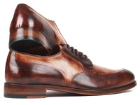 Paul Parkman Men's Dual Tone Brown Derby Shoes (ID#995-BRW) - WKshoes