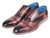 Paul Parkman Men's Smart Casual Oxfords Purple Leather (ID#185-PRP-LTH) - WKshoes