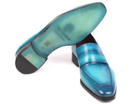 Paul Parkman Men's Loafers Turquoise (ID#093-TRQ) - WKshoes