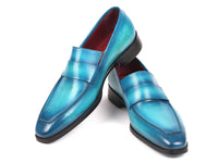 Paul Parkman Men's Loafers Turquoise (ID#093-TRQ) - WKshoes