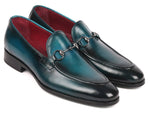 Paul Parkman Men's Horsebit Loafers Blue - WKshoes