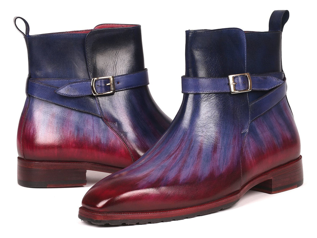 Paul Parkman Men's Multicolor Patina Jodhpur Boots (955MIX32) - WKshoes