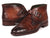 Paul Parkman Single Monk Strap Ankle Boots Brown (ID#8638-BRW) - WKshoes