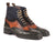 Paul Parkman Three Tone Wingtip Boots Rubber Sole (ID#9735GBN) - WKshoes