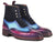 Paul Parkman Three Tone Wingtip Boots Rubber Sole (ID#9736PTN) - WKshoes