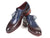 Paul Parkman Opanka Construction Blue & Bordeaux Oxfords (ID#726-BLU-BRD) - WKshoes