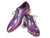 Paul Parkman Opanka Construction Purple Hand-Painted Oxfords (ID#OPK66KD) - WKshoes