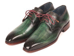 Paul Parkman Men's Green Medallion Toe Derby Shoes (ID#6584-GRN) - WKshoes