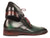 Paul Parkman Men's Green Medallion Toe Derby Shoes (ID#6584-GRN) - WKshoes