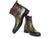 Paul Parkman Men's Jodhpur Boots Green & Bordeaux (957FRS84) - WKshoes