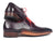 Paul Parkman Purple Leather Oxfords Side Hand-Sewn (ID#018-PRP) - WKshoes