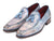 Paul Parkman Tassel Loafers Lila Hand-Painted (ID#083-LIL) - WKshoes